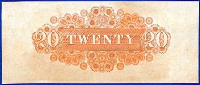 Gem Crisp 1800's $20 Note Canal Bank New Orleans Louisiana-"Angels & Cherubs"! !