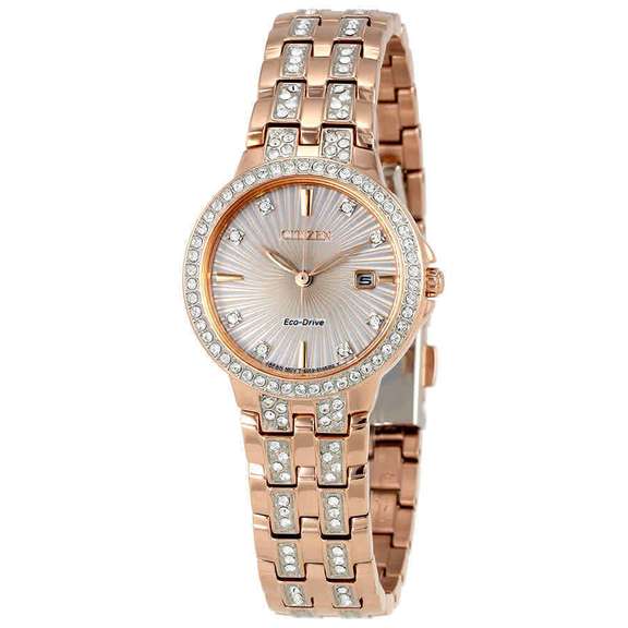 Citizen Eco-Drive Silhouette Crystal Ladies Watch