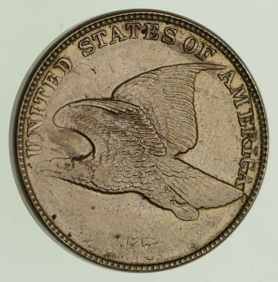 1857 Flying Eagle Cent - Clashed