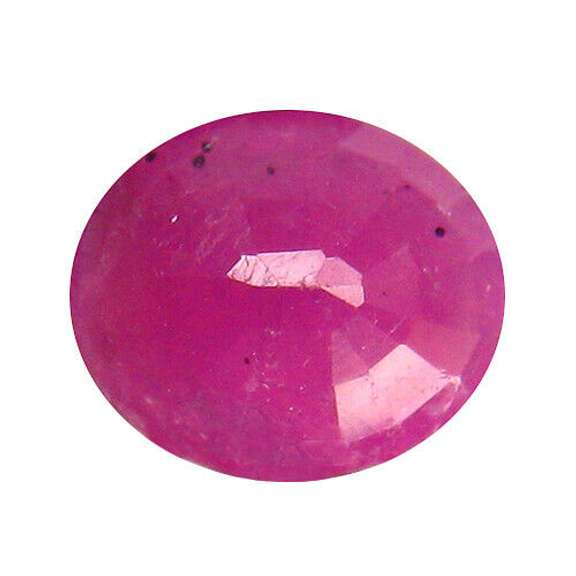 Glistening violet red 2.08ct UNHEATED Ruby