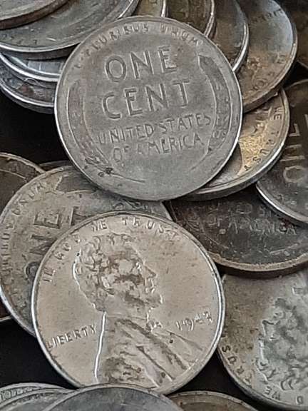100 Nicer 1943 Steel Cents