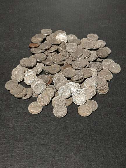 150 Full Date Buffalo Nickels