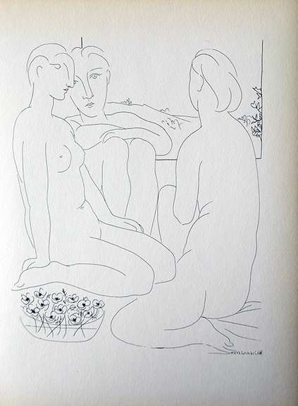 PABLO PICASSO, THREE NUDES SEATED