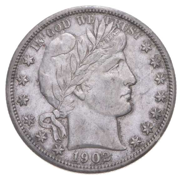 1902 Barber Half Dollar