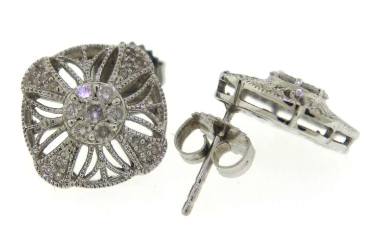 Sterling Silver Cubic Zirconia Earrings