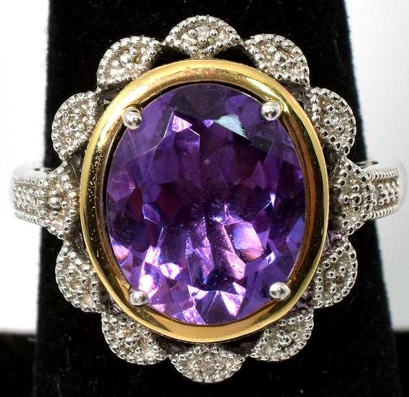 Sterling Silver Amethyst Ring