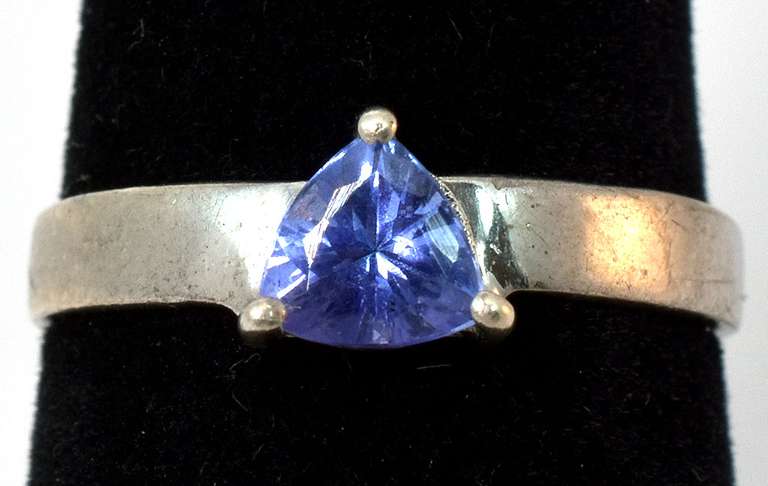 Sterling Silver Tanzanite Ring