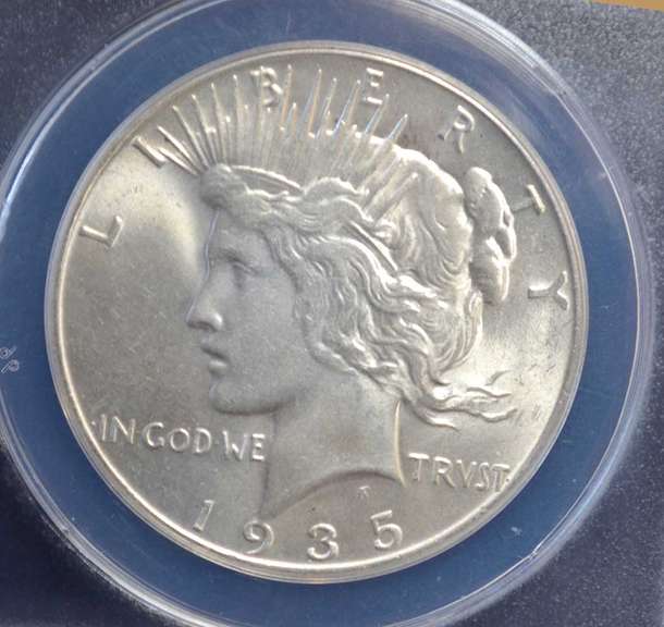 1935 Peace Dollar UNC