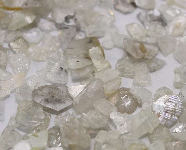 5ct+ collection of shimmering flat Diamonds