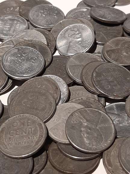 100 Nicer 1943 Steel Cents