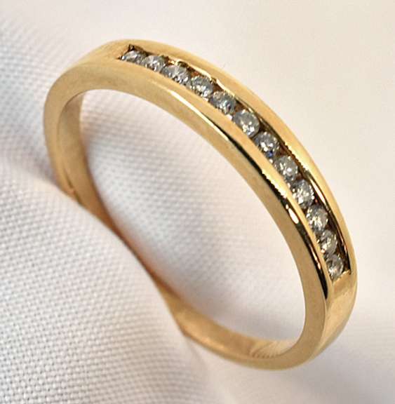 Pretty & Practical Channel Set Diamond Band