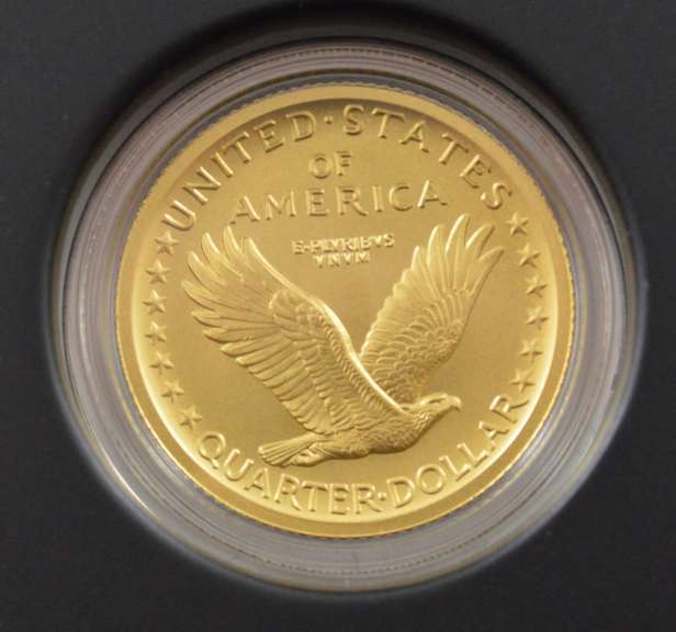 2016-W Standing Liberty Quarter Centennial .999 Gold Coin - Box & COA