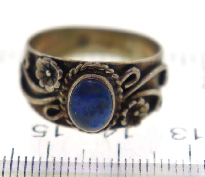 Sterling Silver Lapis Ring