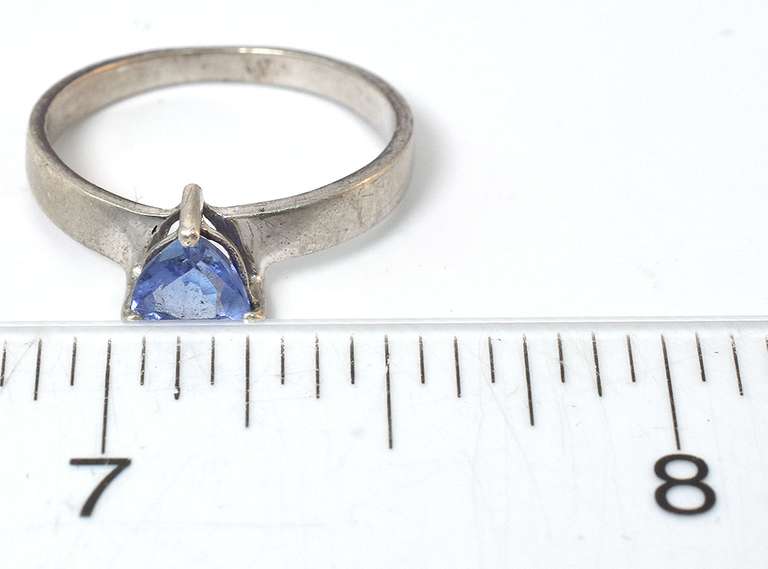 Sterling Silver Tanzanite Ring