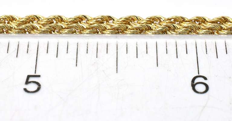 Nice 26-Inch Rope Chain in 14KT Yellow Gold