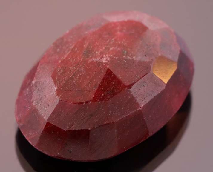 Fiery 80.5ct vibrant red Ruby
