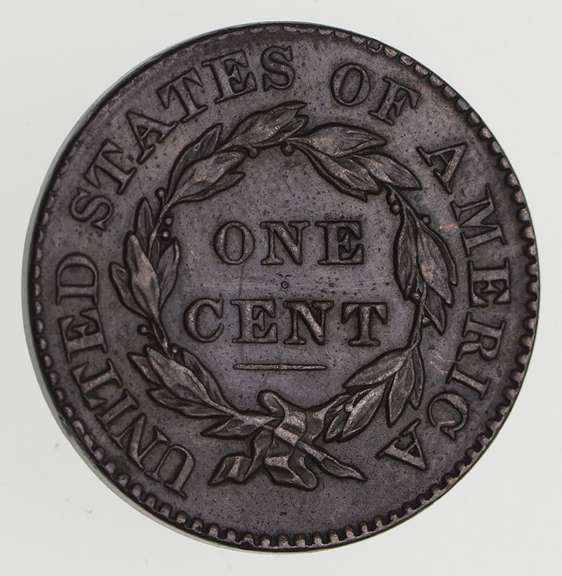 1828 Matron Head Large Cent - Narrow Date - Near Uncirculated