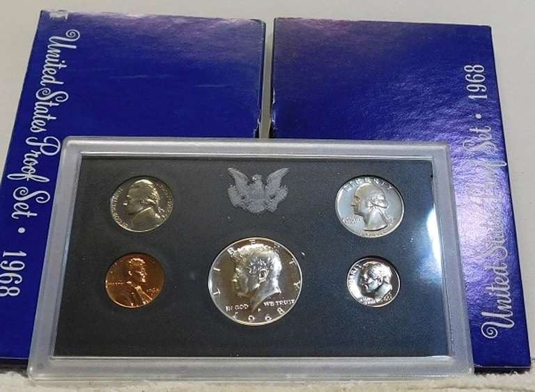 2 ea: 1968 Sil PRF Sets  w/Sil Kennedy