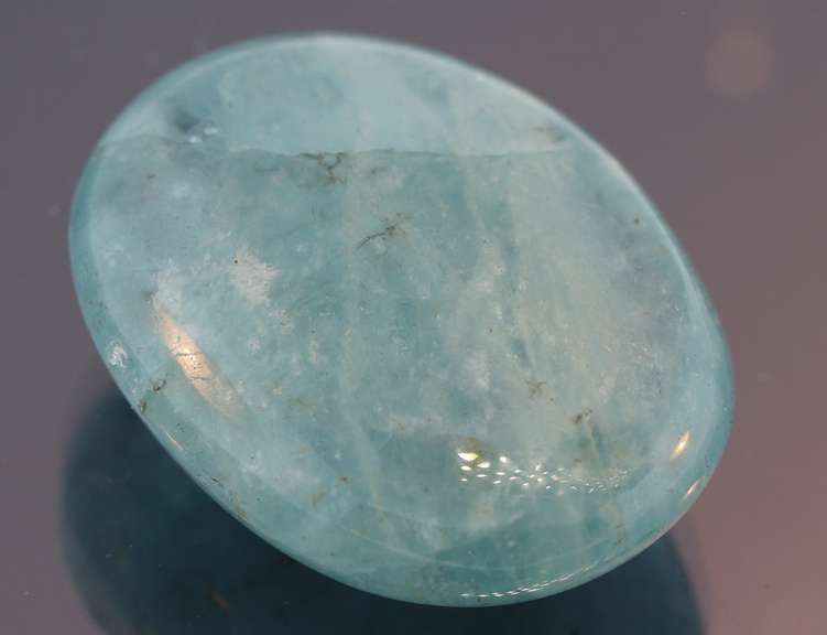 Massive 60.89ct sea blue Aquamarine cabochon