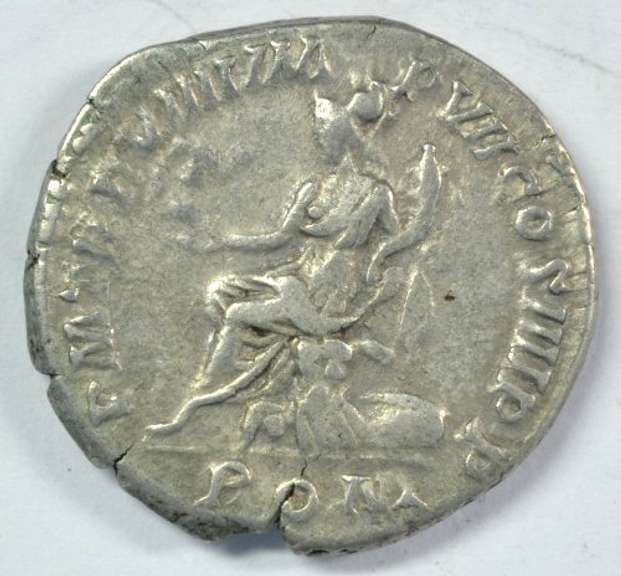 Superb Commodus Roman Silver Denarius, 177-192 AD