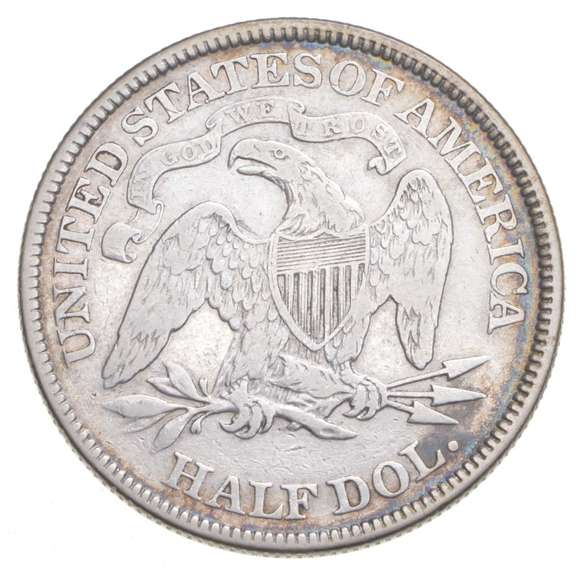 1869 Seated Liberty Half Dollar