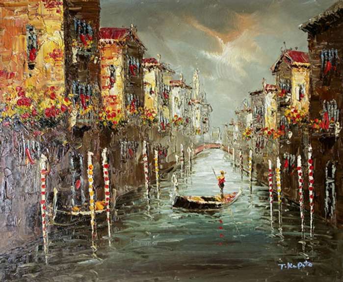 ONE OF A KIND HAND PAINTED OIL PAINTING ON CANVAS