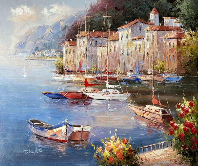 BEAUTIFUL  HAND PAINTED OIL PAINTING ON CANVAS