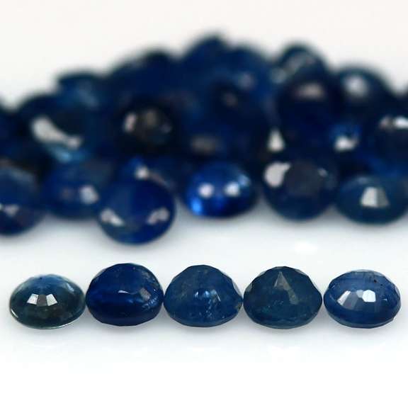 Heated! 6.52ct Royal blue Sapphire set from Madagascar