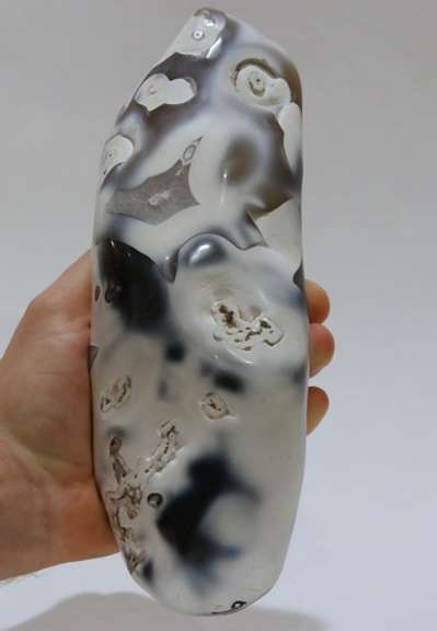 Impressive 7,135ct free form flower Jasper with stand