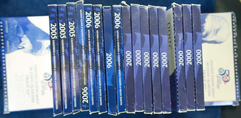 Estate Lot of Proof Quarters Sets