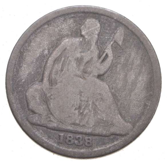 1838-O Seated Liberty Dime
