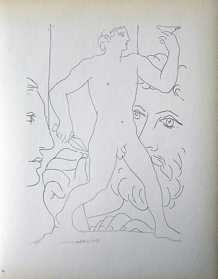 PABLO PICASSO, HEAD OF SCULPTOR AND MODEL