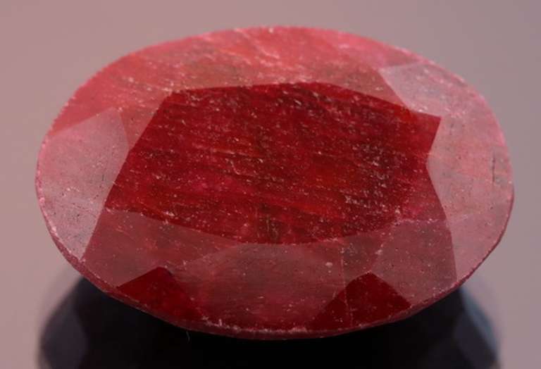 Fiery 80.5ct vibrant red Ruby