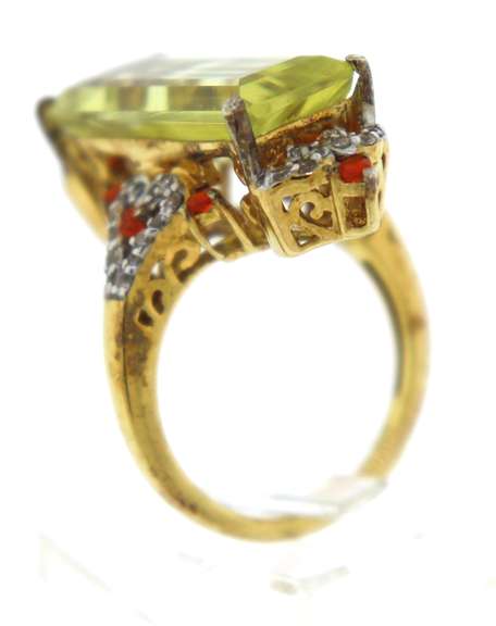 Sterling Silver Gemstone Ring