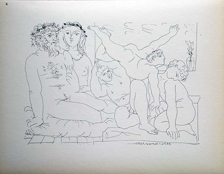 PABLO PICASSO, SCULPTOR AND MODEL