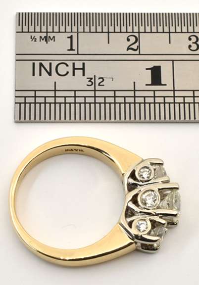 Contemporary Diamond Ring