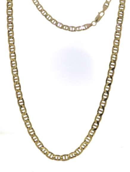 Simple Yellow Gold Figaro Chain Necklace