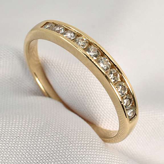 Easy to Wear Channel Set Diamond Band