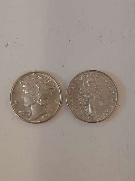 25 Slider to BU Mercury Dimes