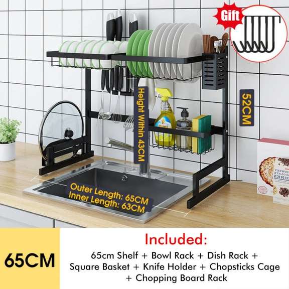 Sink Dish Drying Rack Holder