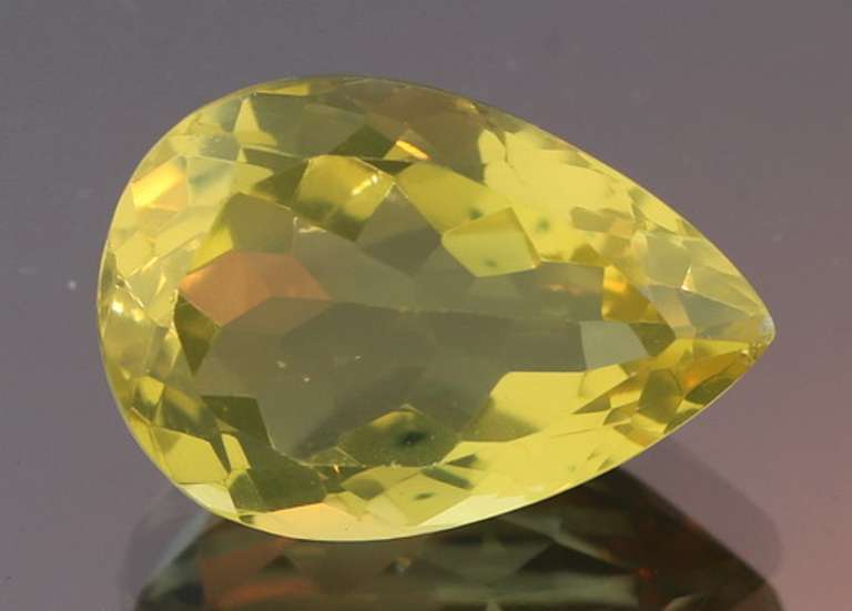 Brilliant! 14.80ct top lemon yellow unheated Citrine
