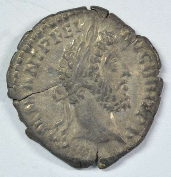 Original Commodus Roman Silver Denarius, 177-192 AD