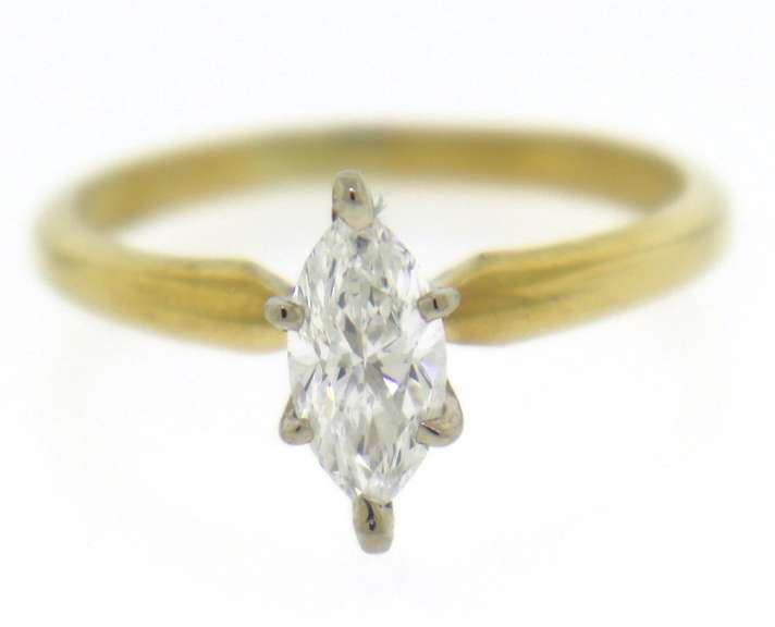 Fabulous .58ct Marquise Diamond Ring