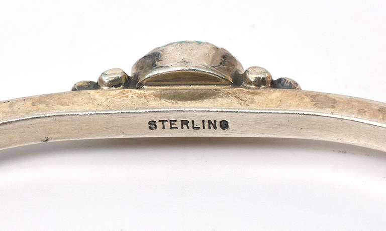 Sterling Silver Turquoise  Bracelet