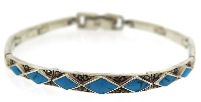 Indian American Turquoise Bracelet