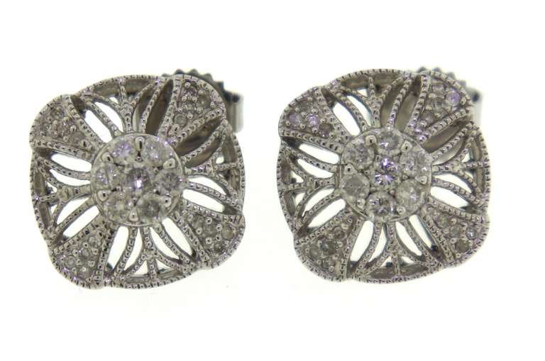 Sterling Silver Cubic Zirconia Earrings
