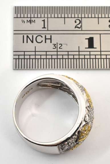 Stunningly Detailed Diamond Dome Ring