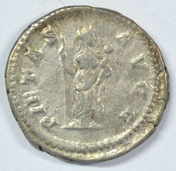 Scarce Plautilla Roman Silver Denarius, 197 AD