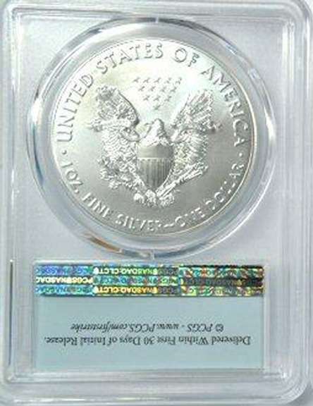 Flawless 2020 First Strike $1 Silver Eagle. PCGS MS70
