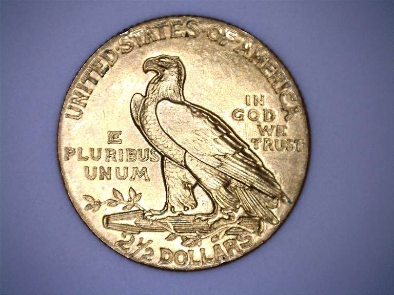 Choice 1908 Near Unc /Unc Indian US $2 1/2 Gold Quarter Eagle